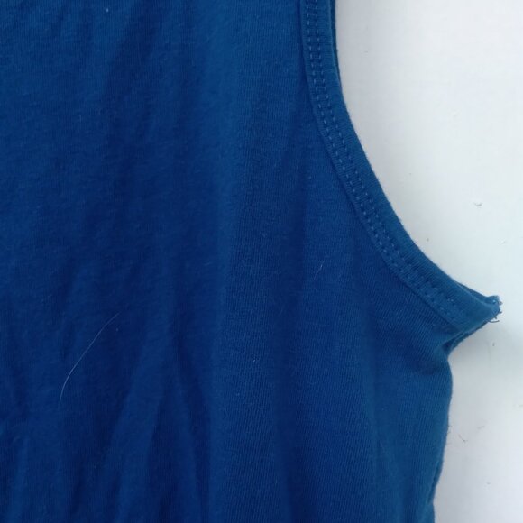 COBALT BLUE TANK TOP SIZE SMALL ROUND NECK - Picture 4 of 6
